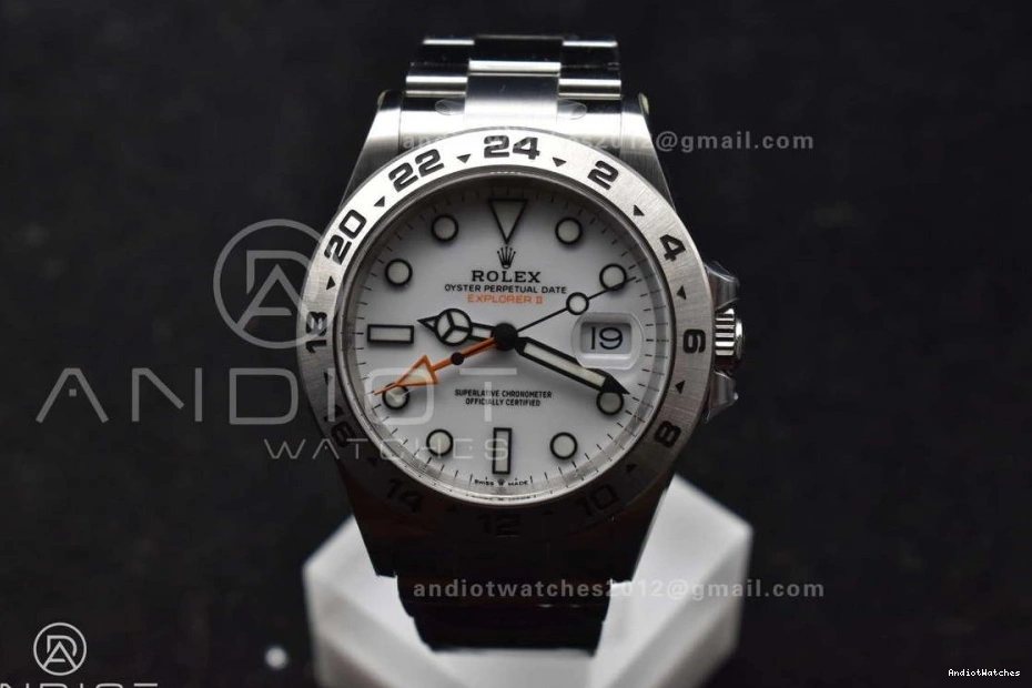 1:1 Explorer SS II Clean Best 42mm Bracelet 226570 Edition 904L on 845 Dial DD3285 CHS White ComfortFit 0325